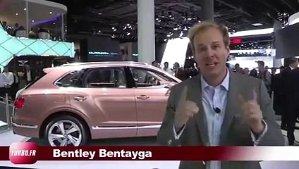 Live Francfort 2015 : le Bentley Bentayga présenté par Antoine Arnoux
