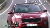 Vidéo : le 0 à 100 km/h à bord du Kia Sportage 4 (2016)
