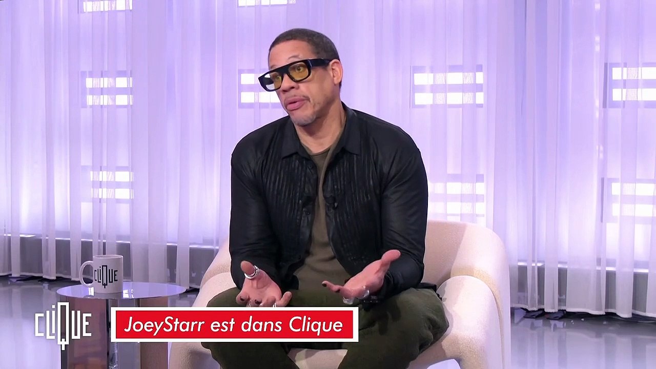 Dans l'émission Clique, diffusée sur Canal+, JoeyStarr est revenu sur les accusations de violences envers son fils de neuf ans proférées par son ancienne compagne.Crédit : Clique/Canal+
