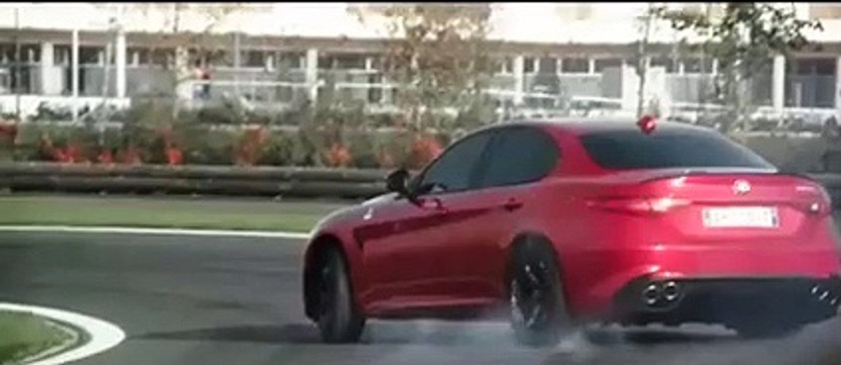 L’Alfa Romeo Giulia Quadrifoglio sur circuit