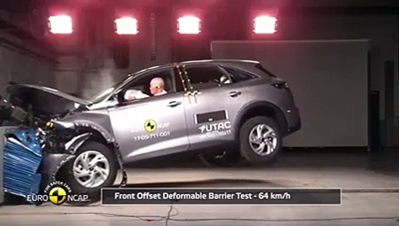 Euro NCAP : 5 étoiles pour le DS7 Crossback
