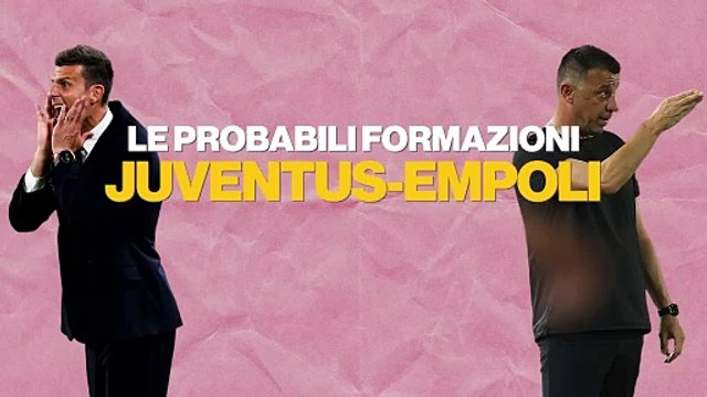 Juve-Empoli: le probabili formazioni di Motta e D'Aversa