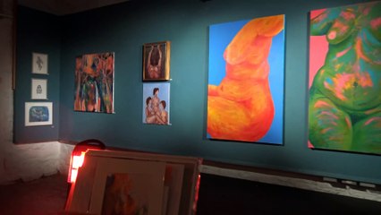 Nude not rude Exhibition Manor Street Art Gallery Stonehouse Plymouth Devon 14th February 2025