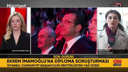 Ekrem İmamoğlu'na 'sahte diploma' soruşturmasında yeni gelişme
