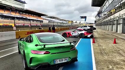 A bord des Mercedes AMG GTC, GTR et GT3 au Mans !