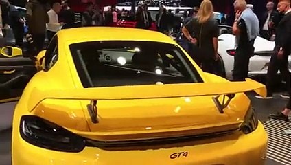 Salon de Francfort 2019 : présentation des Porsche 718 Cayman GT4 et Spyder