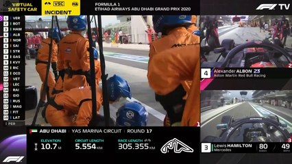 F1 2020_Manche 17_Etihad Airways Abu Dhabi Grand Prix_Course-Pit lane channel (en français - Canal+ - France) [RaceFan96]