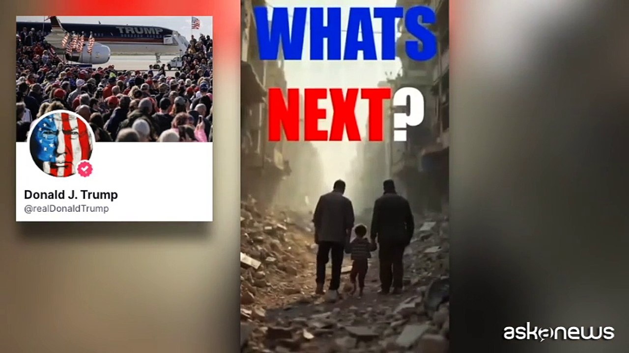 In un video AI la "riviera di Gaza" di Trump: soldi dal cielo e lusso