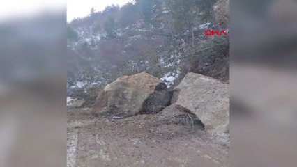 Karabük'te heyelan!