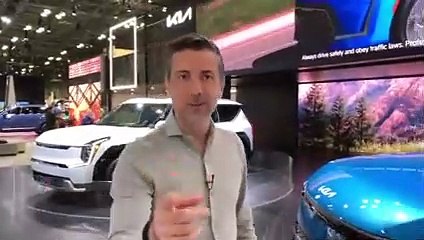 VIDEO - Kia EV9 en direct du salon de New York 2023