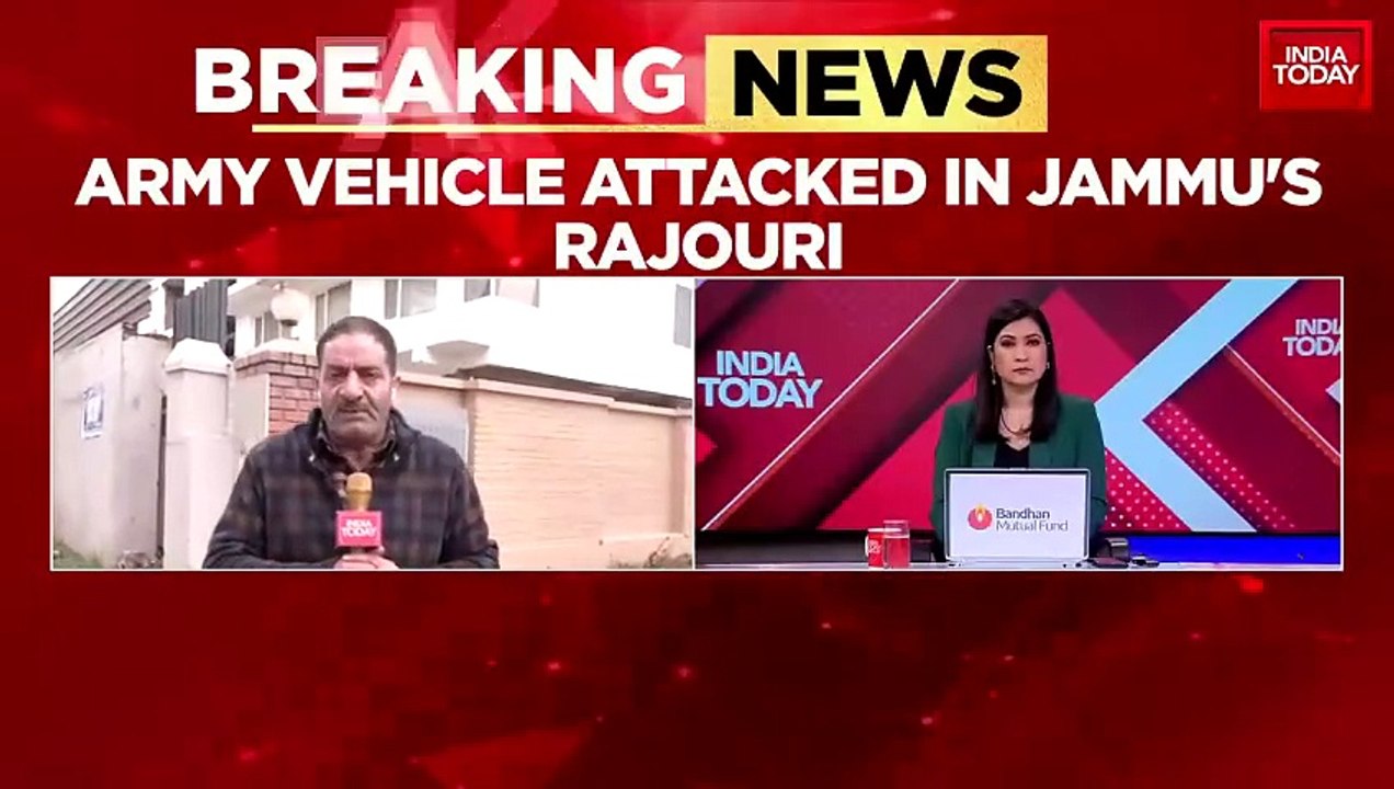 Army vehicle attacked by terrorists in Jammu and Kashmir's Rajouri