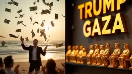 El estrambótico vídeo con el que Donald Trump muestra sus planes para Gaza