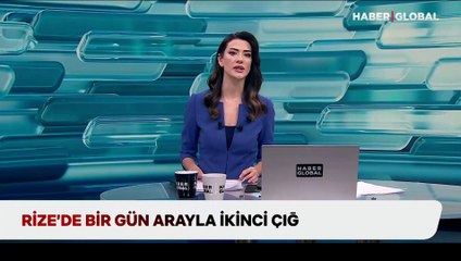 Rize'de bir gün arayla ikinci çığ!