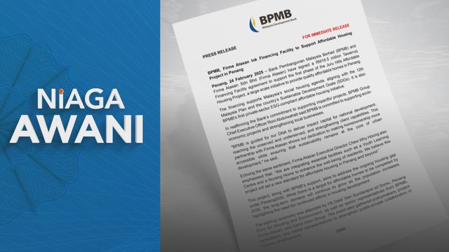 BPMB sedia pembiayaan projek rumah mampu milik di Pulau Pinang