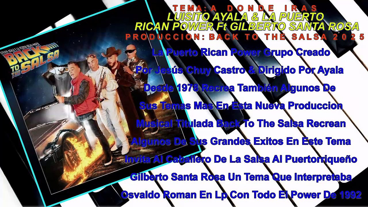 A Donde Iras - LUISITO AYALA & LA PUERTO RICAN POWER Ft GILBERTO SANTA ROSA - Back To The Salsa 2025