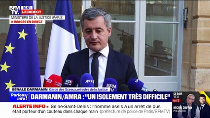 Évasion de Mohamed Amra: "Avec le régime de détention que je propose au Parlement, il n’y aura plus ces sorties de prisonniers dangereux”, explique Gérald Darmanin