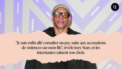 "Je suis enfin allé consulter un psy, suite aux accusations de violences sur mon fils", révèle Joey Starr, et les internautes saluent son choix