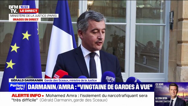 Évasion de Mohamed Amra: “Le drame d’Incarville a démontré que notre système carcéral ne fonctionnait pas”, affirme Gérald Darmanin