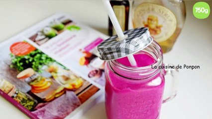 Smoothie betterave rouge et framboise