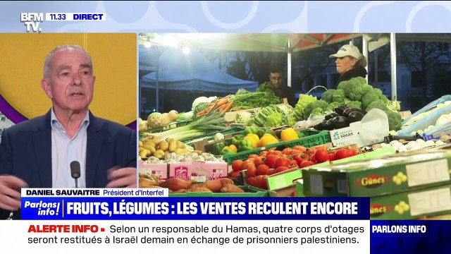Prix, manque de temps...Pourquoi les ventes de fruits et légumes reculent encore en France?