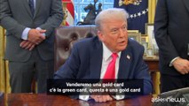 Trump annuncia gold card: cittadinanza per 5 milioni di dollari