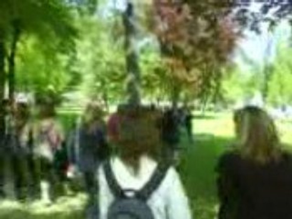 Arrivée au champ de mars