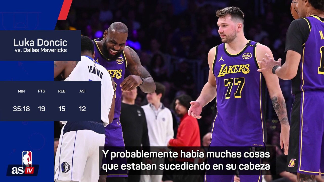 LeBron James: "Sabíamos que queríamos conseguir la victoria contra los Mavs por Doncic"