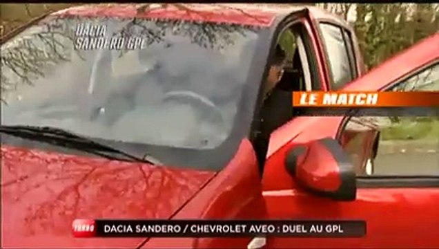 Comparatif Dacia Sandero / Chevrolet Aveo (Emission Turbo du 02/05/2010)