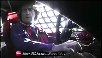 Rétro : Jacques Laffite en Ferrari F40 (Emission Turbo du 21/10/2012)