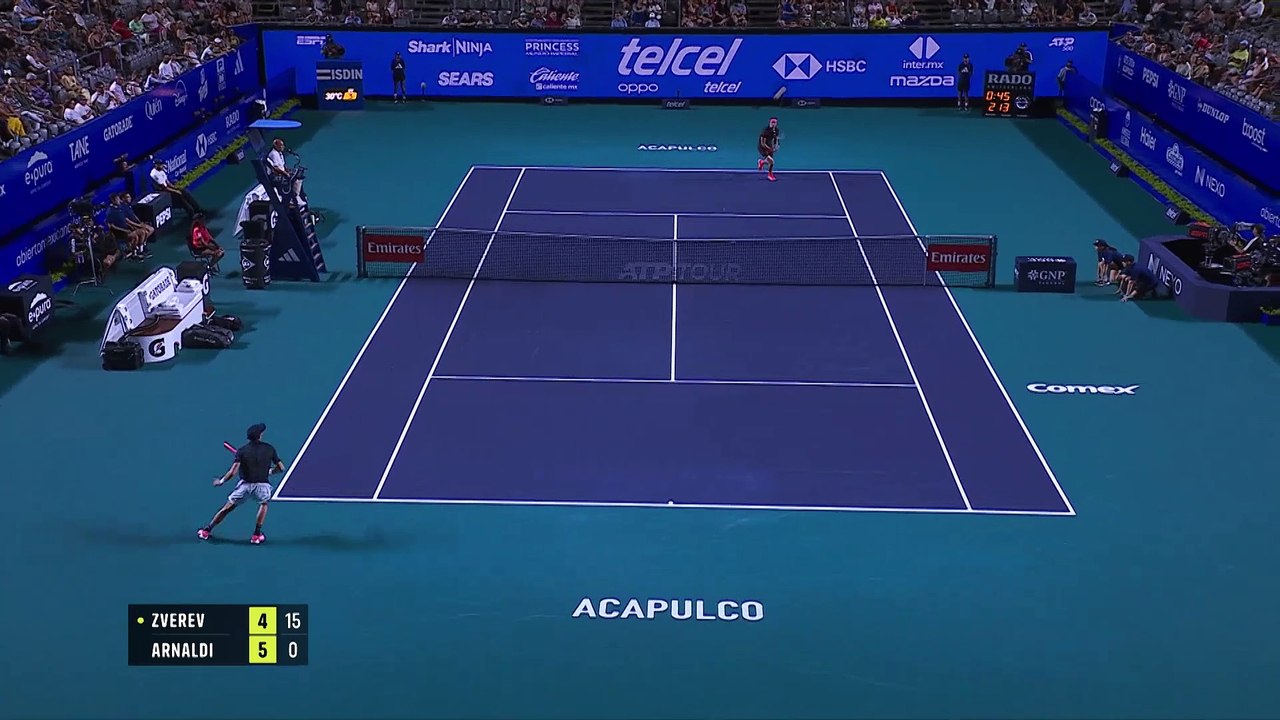 Acapulco - Zverev accroché par Arnaldi