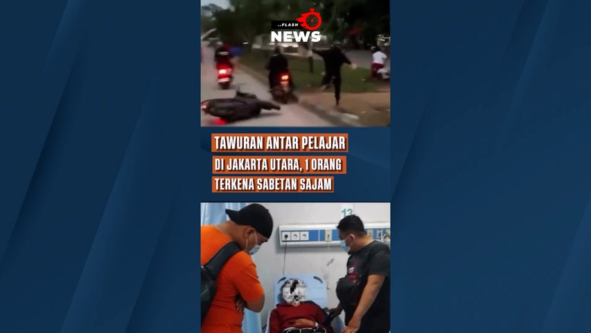 Tawuran Antar Pelajar di Jakarta Utara, 1 Orang Terkena Sabetan Sajam