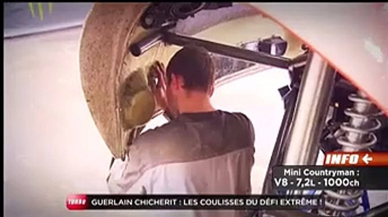 Insolite : la tentative de record du monde de saut en longueur par Guerlain Chicherit (Emission Turb