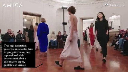Un romantico a Milano. Il video della prima sfilata di Alberta Ferretti by Lorenzo Serafini