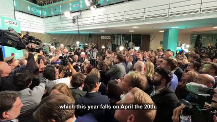 German government coalition talks between CDU and SPD to begin, Merz says