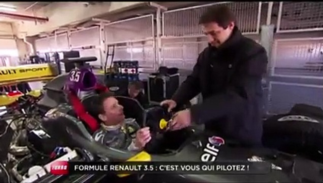 Sport Auto : essai d’une Formule Renault 3.5 (Emission Turbo du 26/02/2012)