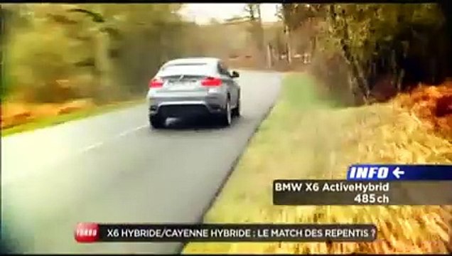 Comparatif BMW X6 hybride / Porsche Cayenne hybride (Emission Turbo du 28/11/2010)