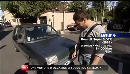 Conso : Une voiture pour 1000€ ? (Emission Turbo du 26/09/2010)