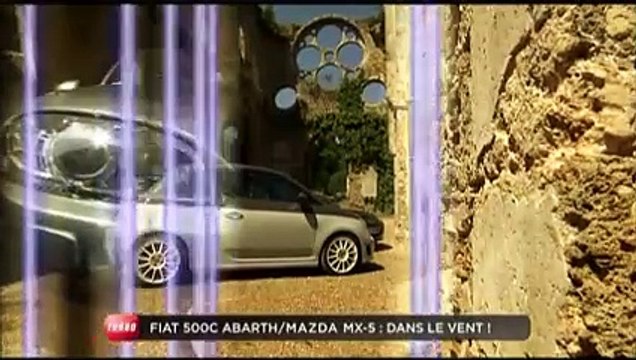Comparatif Fiat 500C Abarth / Mazda MX-5 (Emission Turbo du 05/06/2011)