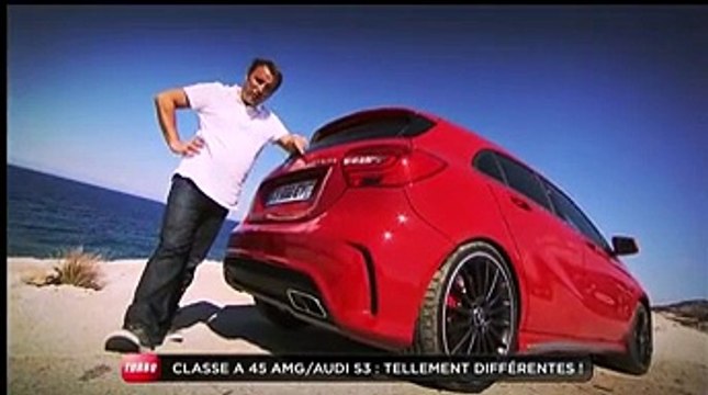 Comparatif : Mercedes Classe A 45 AMG vs. Audi S3 (Emission Turbo du 06/04/2014)