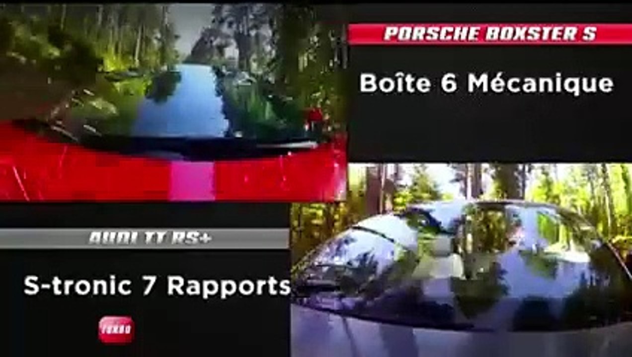 Comparatif : Audi TT RS / Porsche Boxster S (Emission Turbo du 21/10/2012)