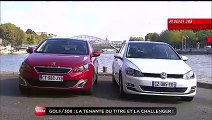 Comparatif : Peugeot 308 II vs. Volkswagen Golf 7 (Emission Turbo du 13/10/2013)