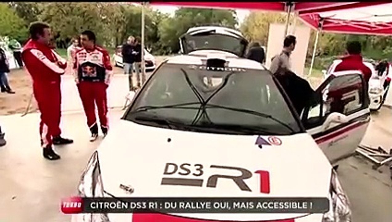 Nous avons piloté la Citroën DS3 R1 (Emission Turbo du 09/12/2012)
