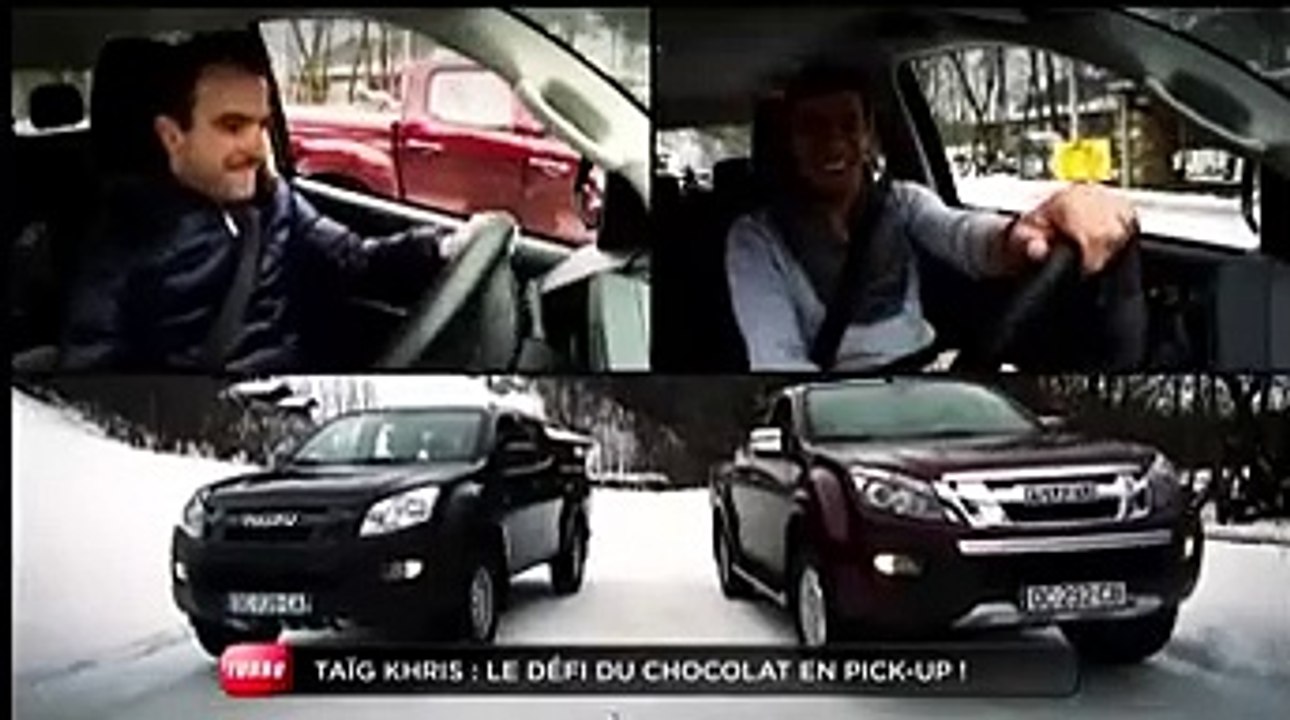 Insolite : Taïg Khris, un pick-up Isuzu et une tasse de chocolat (Emission Turbo du 09/02/2014)