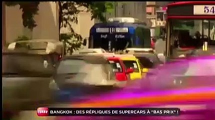 Insolite : des copies de supercars à Bangkok (Emission Turbo du 16/03/2014)