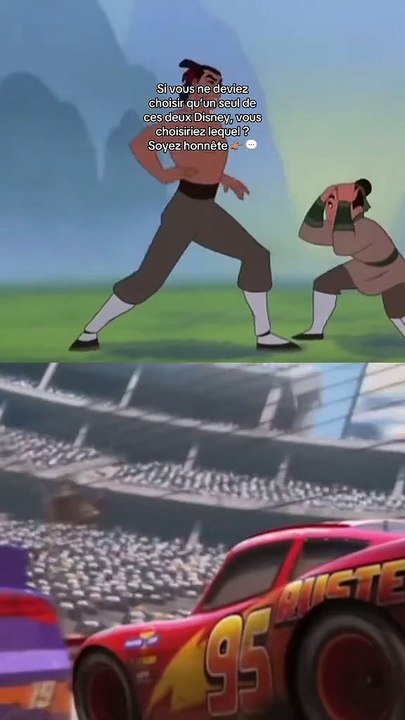 Mulan ou Cars ?