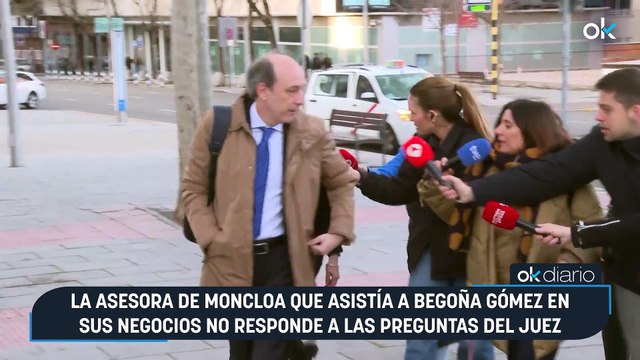 La asesora de Moncloa que asistía a Begoña Gómez en sus negocios no responde a las preguntas del juez