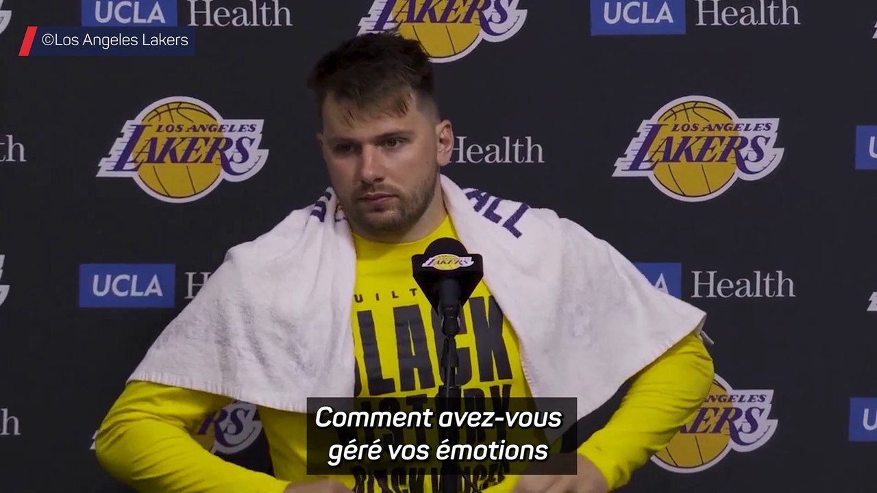 Lakers - Dončić : ''Honnêtement, je suis content que ce soit fini''