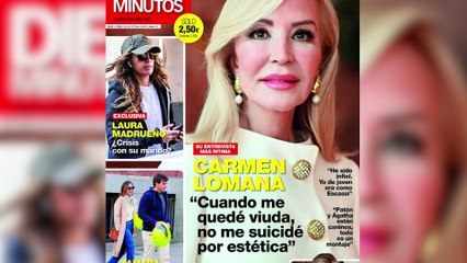 Carmen Lomana pensó en suicidarse tras la muerte de su marido: “No lo hice por estética”