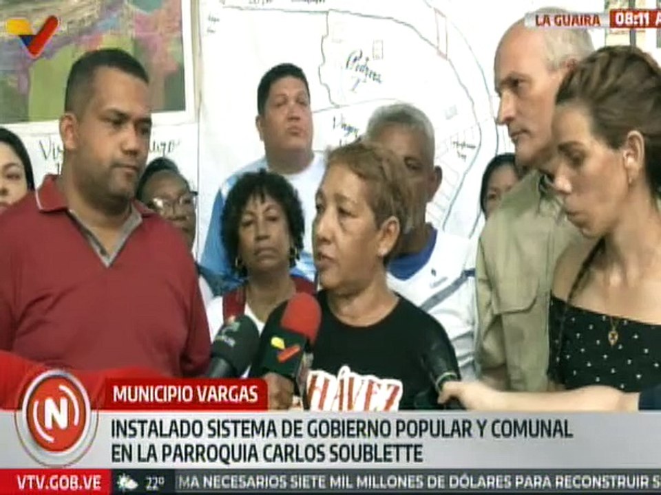 Ministro Menéndez lidera instalación del Sistema de Gobierno Popular y Comunal en La Guaira
