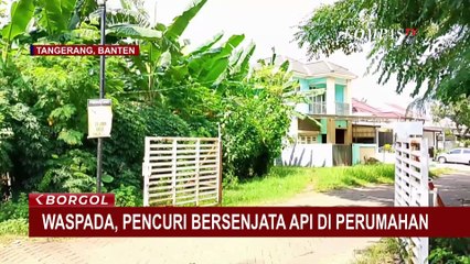 Komplotan Pencuri Bersenjata Api Kepergok Beraksi di Kawasan Perumahan Tangerang